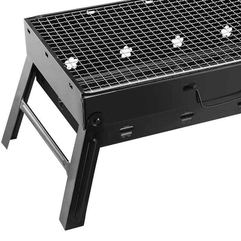 Portable BBQ Grill Foldable Charcoal Grill Lightweight Smoker Grill