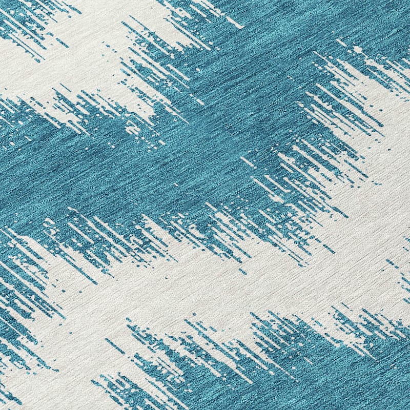 Machine Washable Indoor/ Outdoor Chantille Chevron Modern Rug