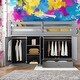 preview thumbnail 22 of 38, Modern Twin Size Loft Bed With Drawer,Two Wardrobes and Mirror