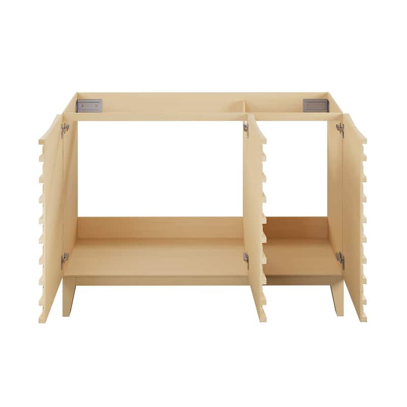 Cascade 48'' Bathroom Vanity In Natural Oak - Cabinet