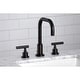 preview thumbnail 20 of 19, Kingston Brass Manhattan 8 in. Widespread Bathroom Faucet