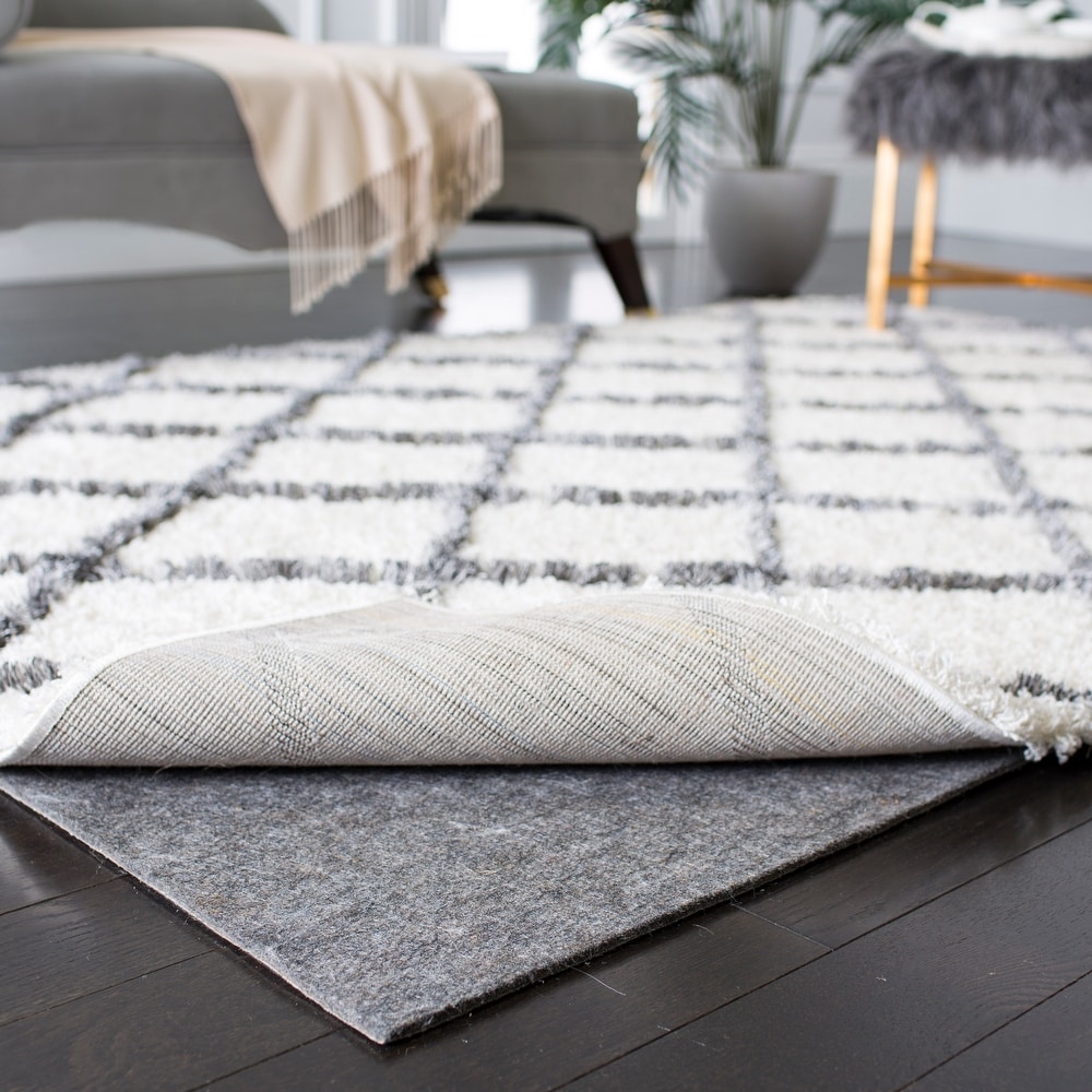 Rugs.com - 4' x 6' Everyday Performance Rug Pad 1/4 Thick Felt & Non-Slip Backing Perfect for Any Flooring Surface