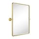 preview thumbnail 155 of 157, TEHOME Woodvale Rectangle Vertical Metal Wall Mirrors