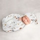 preview thumbnail 1 of 4, Sweet Jojo Designs Boho Floral Garden Flower Girl Baby Cocoon and Beanie Hat Sleep Sack 2pc Set - Watercolor Bohemian Farmhouse