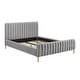 Silver Orchid Chatterton Channel-tufted Velvet Bed - Bed Bath & Beyond ...