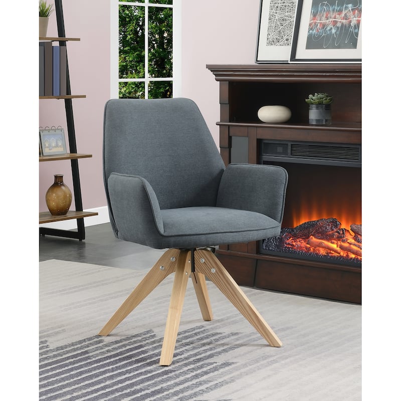 Convenience Concepts Take a Seat Miranda Swivel Accent Chair