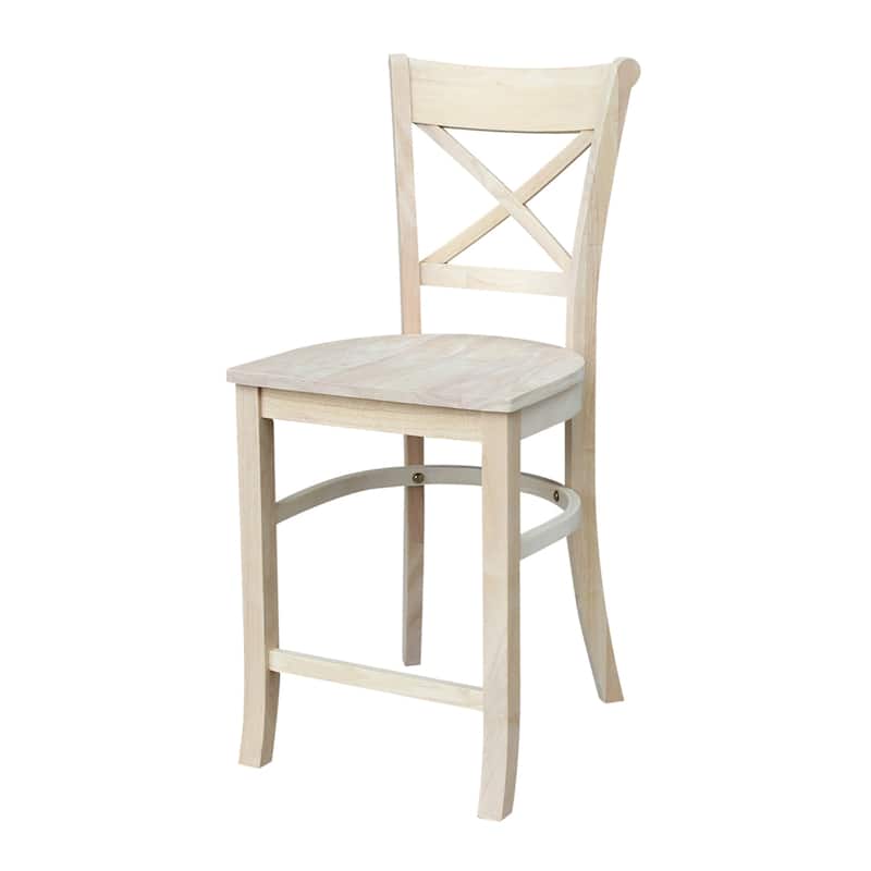Charlotte Solid Wood Stool - Counter Height/Counter height/Bar Height