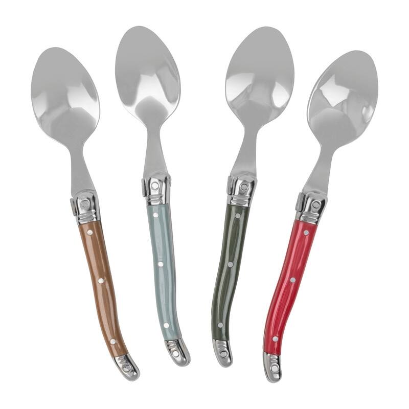 French Home Set of 4 Coffee Spoons - Holly Berry