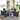 7 Pieces Outdoor Patio Dining Set, All-Weather Wicker Rattan Sectional Conversation Set with Glass Table and Removable Cushions