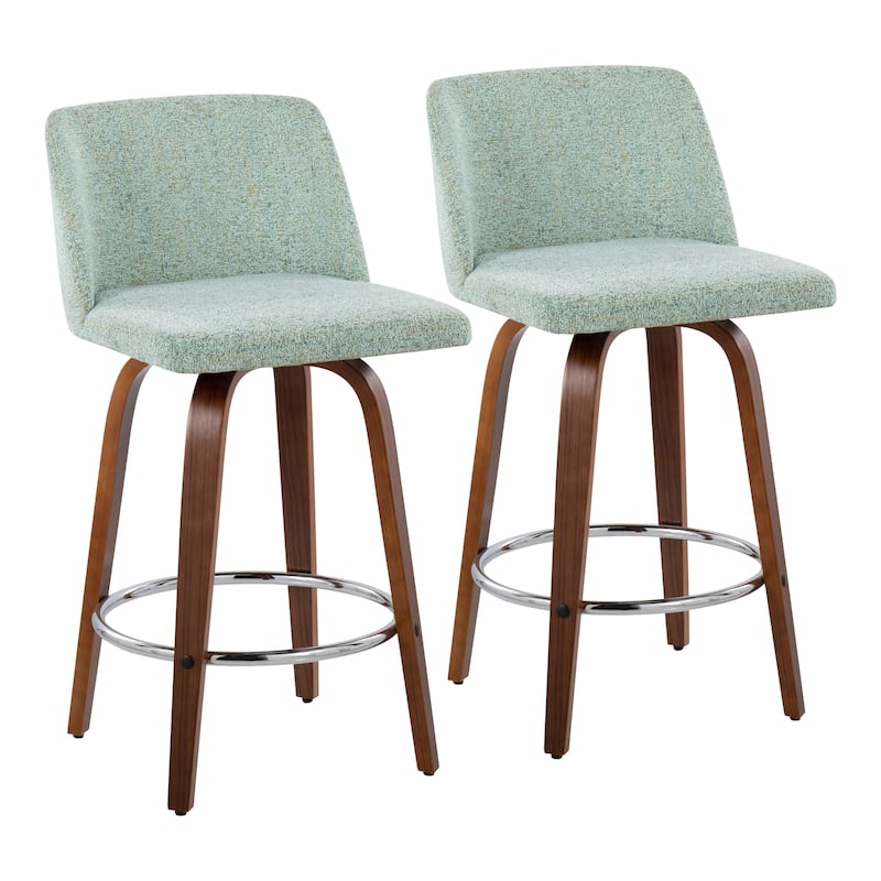 Carson Carrington Vallberga 26" Upholstered Counter Stool (Set of 2)