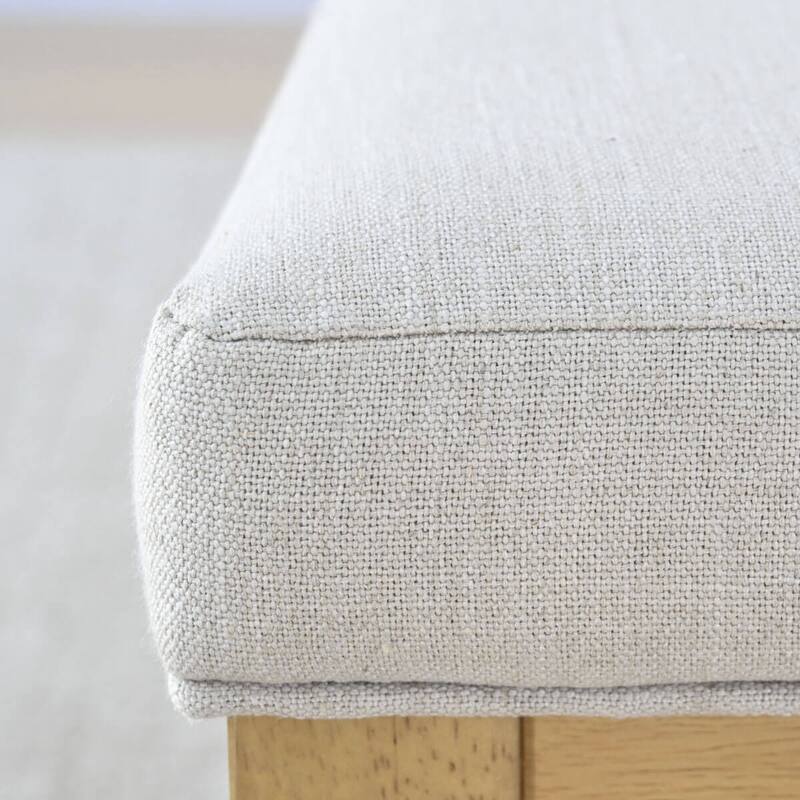 Woven Back Upholstered Seat Dining Chair(Set of 2)