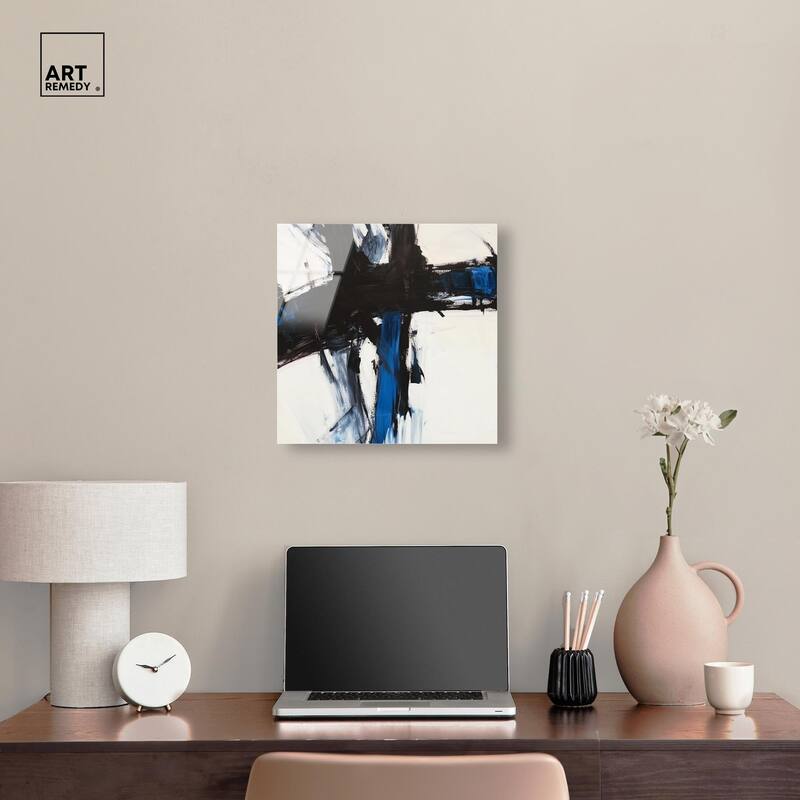 Blue Streak I Acrylic by Art Remedy, Ready to Hang
