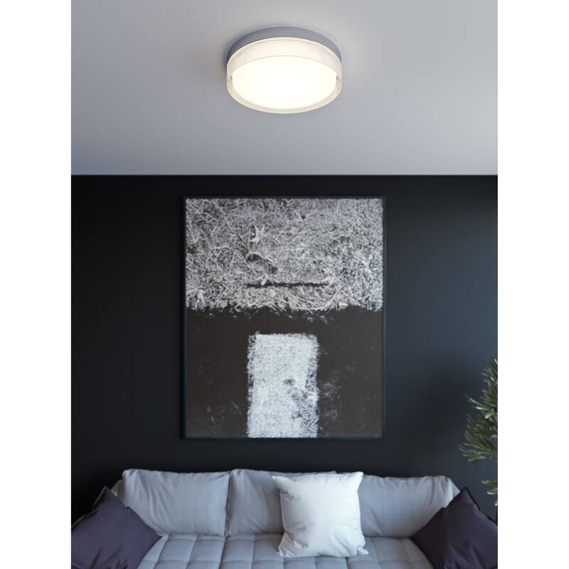 AFX Tribeca 16-inch LED Flushmount - Satin Nickel