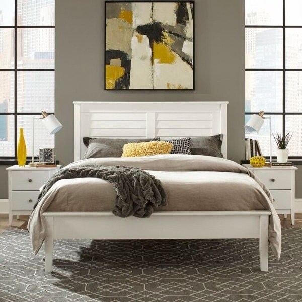 Pine platform on sale bed queen