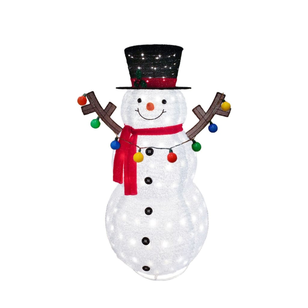 2-Piece 3D Deer Set , 85 LED Lights, Rattan - Multi