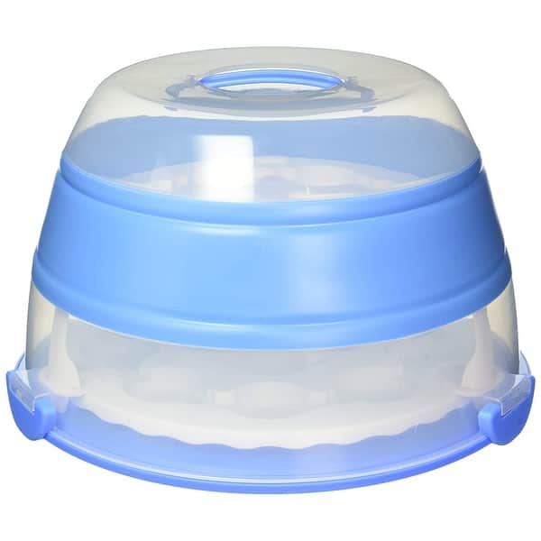 Progressive BCC-6 Prepworks Collapsible Cupcake & Cake Carrier, 24 Cupcakes,  Easy to Transport Desserts, Blue - Bed Bath & Beyond - 25893746