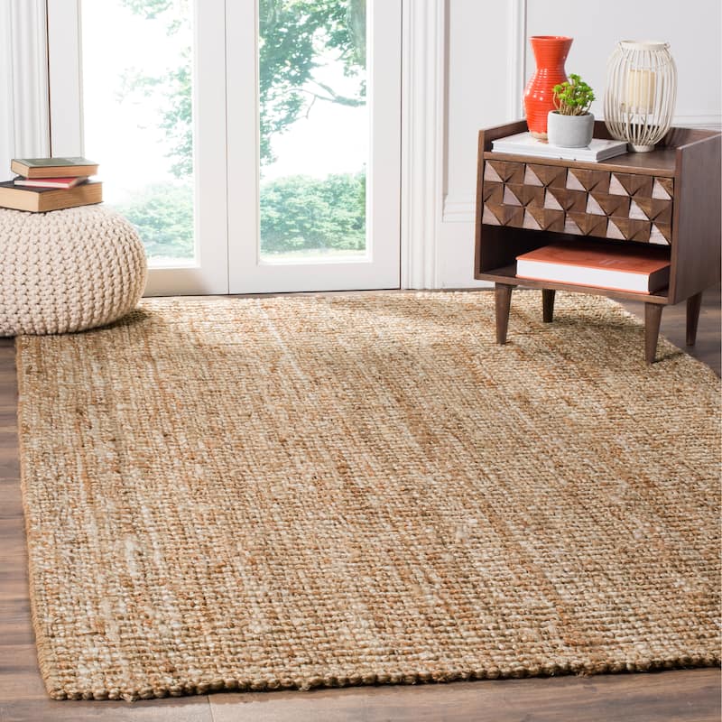 SAFAVIEH Jerneja Handmade Solid Chunky Jute Area Rug