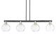 Option Black Antique Brass / Clear Water Glass