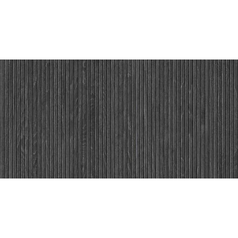 The Tile Life Marqueterie 24x48 Black Porcelain Floor & Wall Tile