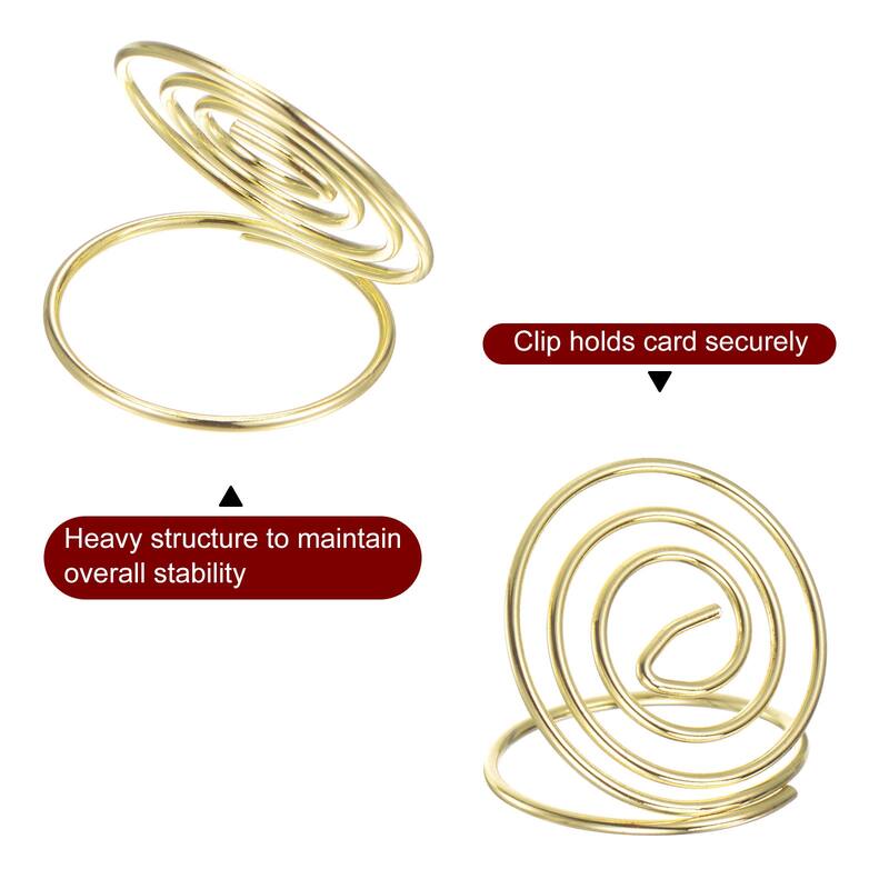 12pcs Table Number Holders 30mm Tall 30mm Base Width Mini Circle