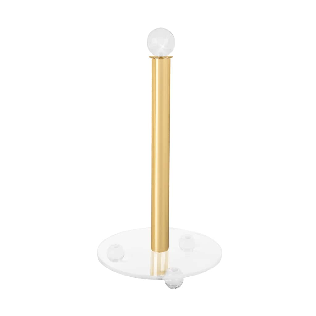 Paper Towel Holder with Ball Legs and Knob