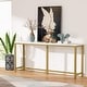 preview thumbnail 1 of 17, Extra Long Sofa Table, 70.9 inches Console Table Behind Couch/Sofa, Entrance Table/Bar Table Gold