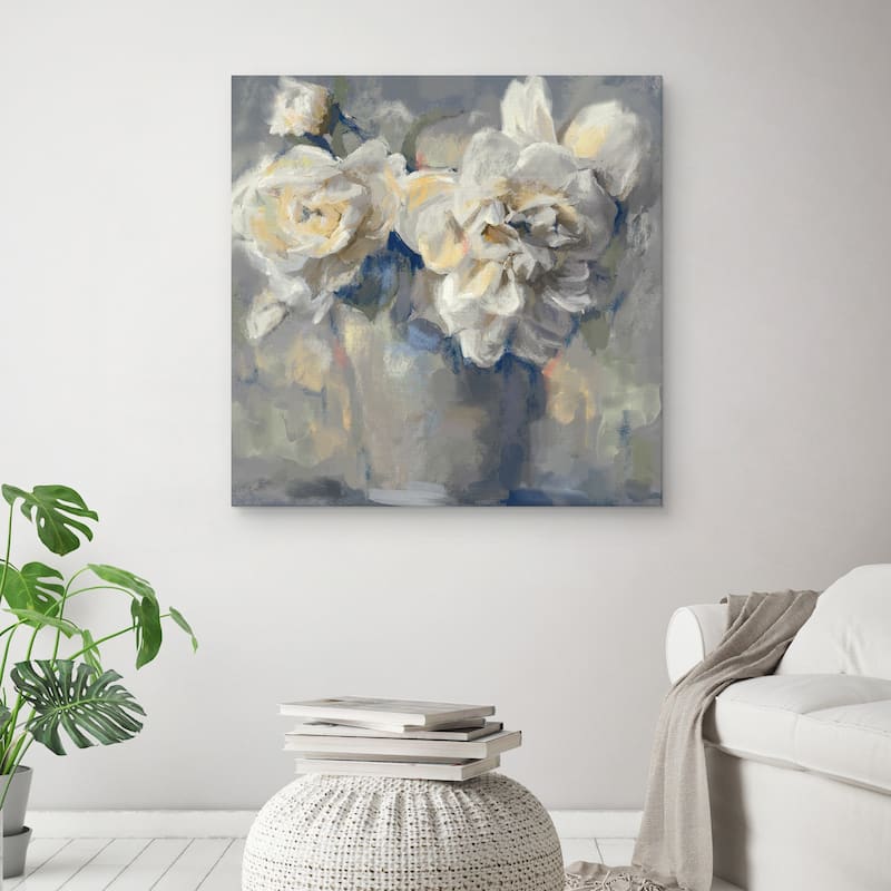 Potted Petals by Studio Arts Canvas Art Print