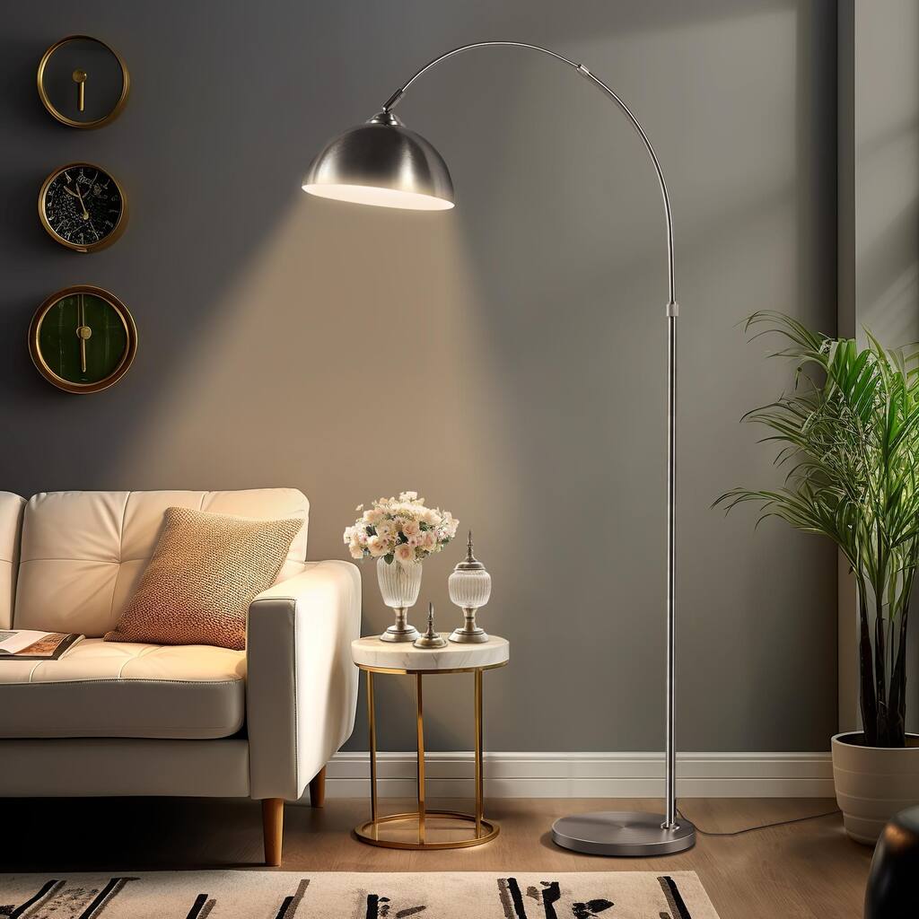 71" Adjustable Arching Floor Lamp Arc Lamp - 71*12