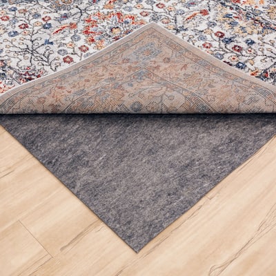 Mohwk Home Non Slip 1/4 Inch Thick Rug Pad - Grey