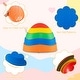 preview thumbnail 8 of 18, Gymax 5 PCS Stepping Stones for Kids w/Storage Bag for Motor Skills