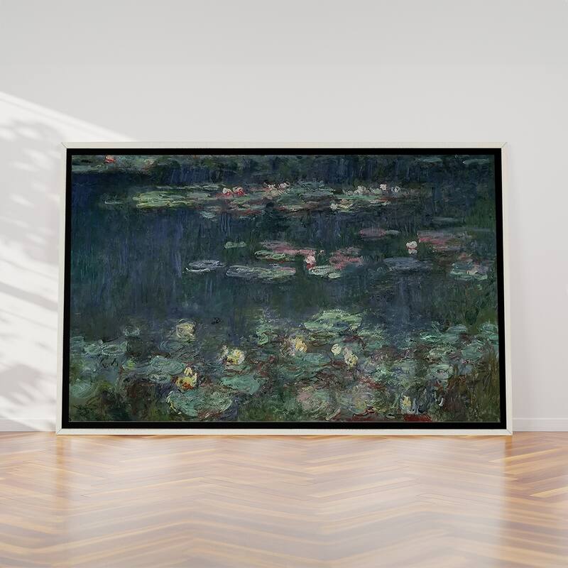 Large Wall Art, Framed Art, Modern Art, Plants, Botanical, by Claude Monet