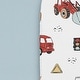 preview thumbnail 5 of 4, Sweet Jojo Designs Red and Blue Construction Truck Boy 2 Pack Baby Bassinet Fitted Sheets Transportation Bulldozer Tractor Crane