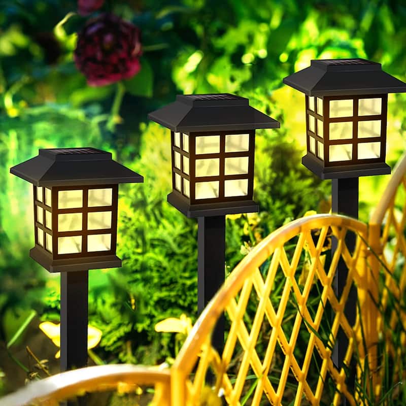 12pcs Garden Waterproof Outdoor Solar Lights for Yard,Landscape,Patio