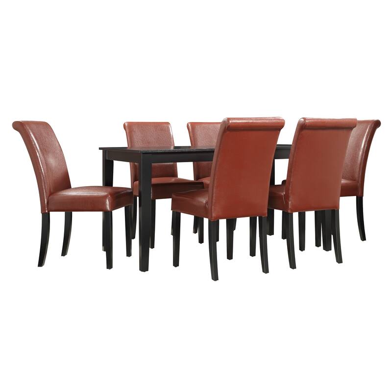 Wilmington 60" Black Finish Dining Set by iNSPIRE Q Classic