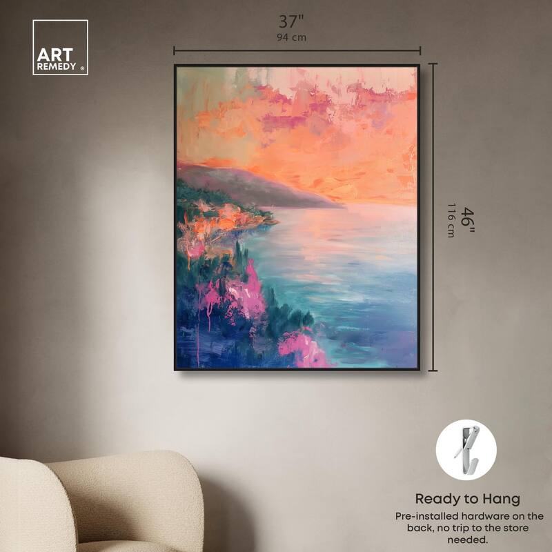 Tropical Twilight III Canvas by Art Remedy