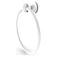 preview thumbnail 10 of 27, Allied Brass Mambo Collection Towel Ring Matte White