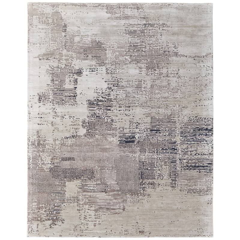 HomeRoots Abstract Bohemian Rectangle Area Rug