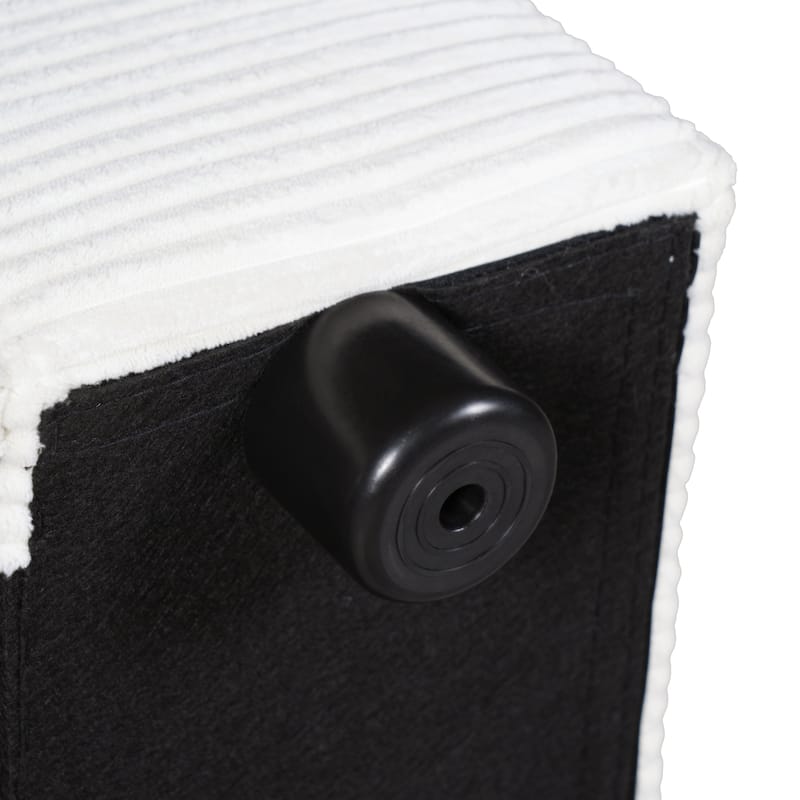 Roomfitters Oversized Chaise Lounge Chair with Storage Ottoman and Built-in USB Charging Port, Corduroy Sleeper Couch