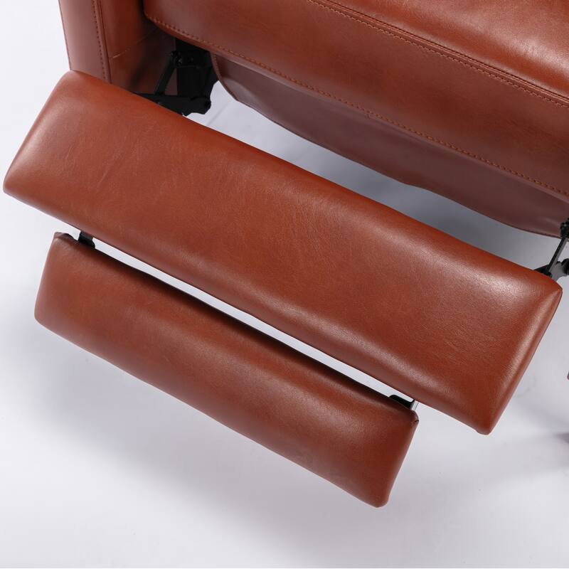 Brooklyn Faux Leather Push Back Recliner by Greyson Living