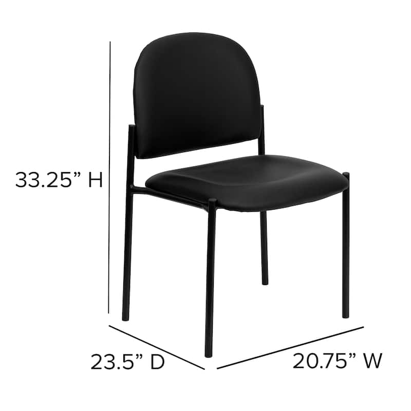 Comfort Stackable Steel Side Reception Chair