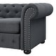 preview thumbnail 11 of 26, Corvus Aleksis Tufted Chesterfield Loveseat Sofa