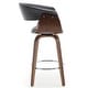 preview thumbnail 89 of 186, 26"/29" Faux Leather Swivel Bar Stools, Wood Counter Stool
