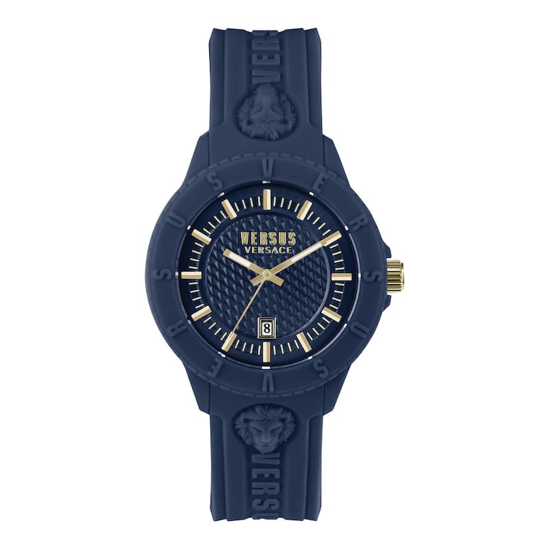 Versus Versace Tokyo Silicone Watch - Blue