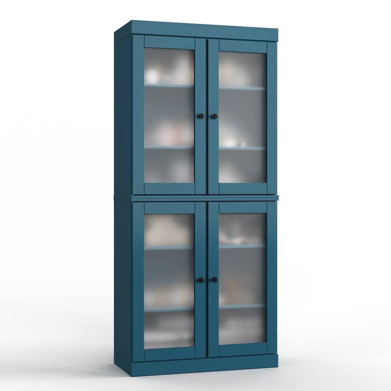 100% Solid Wood 32" Bathroom Cabinet with Optional Doors by Palace Imports