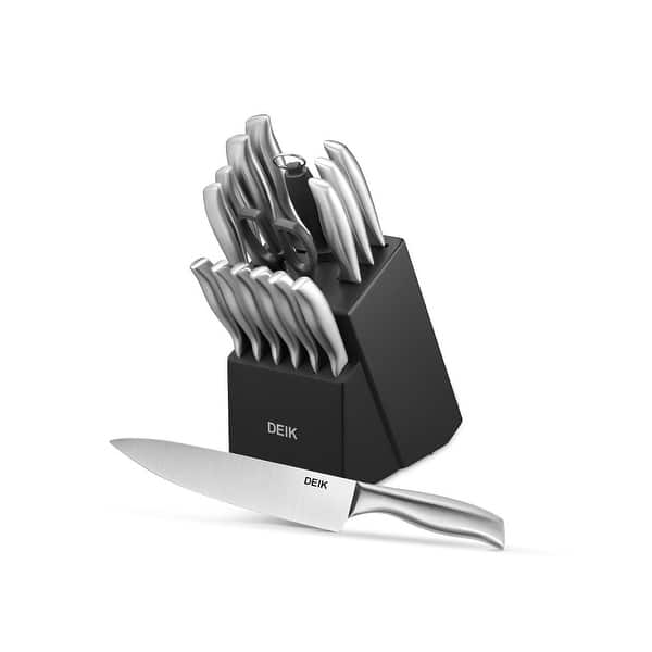 DEIK Knife Set, Deik Kitchen Knives, 6 PCS BO Oxidation Black