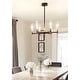 preview thumbnail 2 of 7, Maxim Flambeau 6 Light 25" Wide Chandelier
