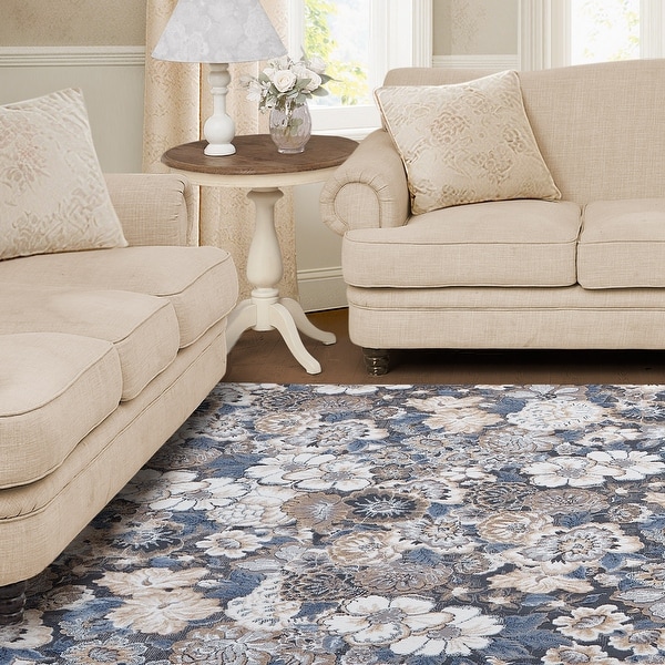 Laura Ashley Eliza Woven Hi-Low Rugs - Bed Bath & Beyond - 44270370