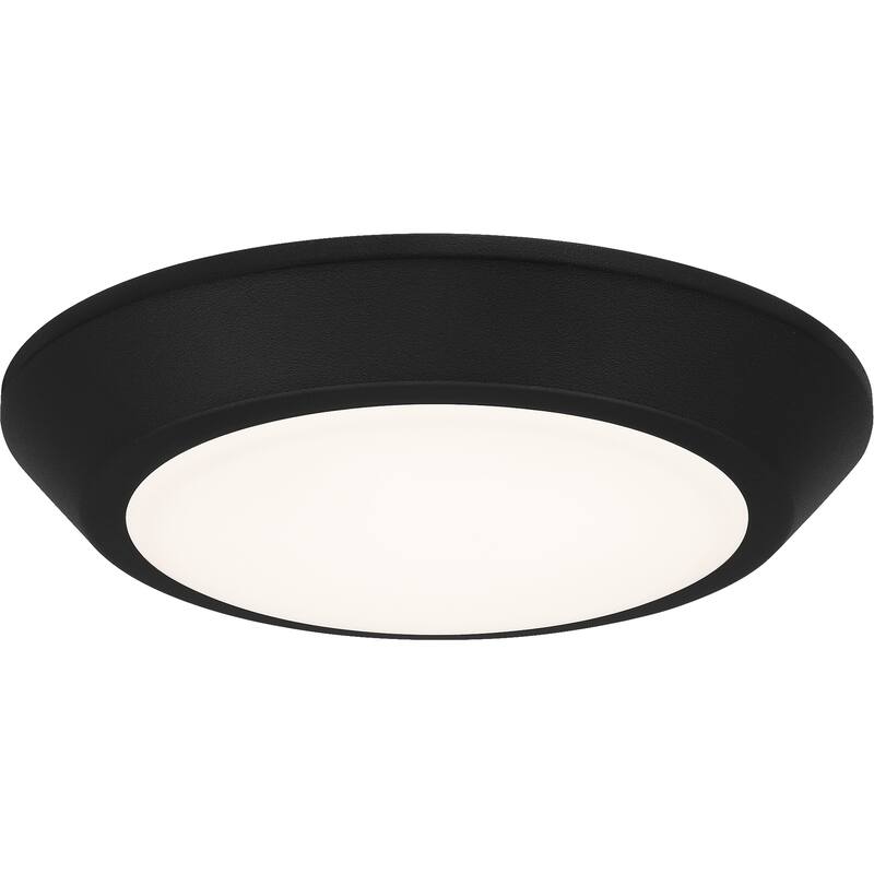 Verge Integrated LED Earth Black Transitional Flush Mount - 5.5