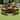 8-Person Outdoor Patio Wooden Round Picnic Table with 4 Built-in Benches and Umbrella Hole