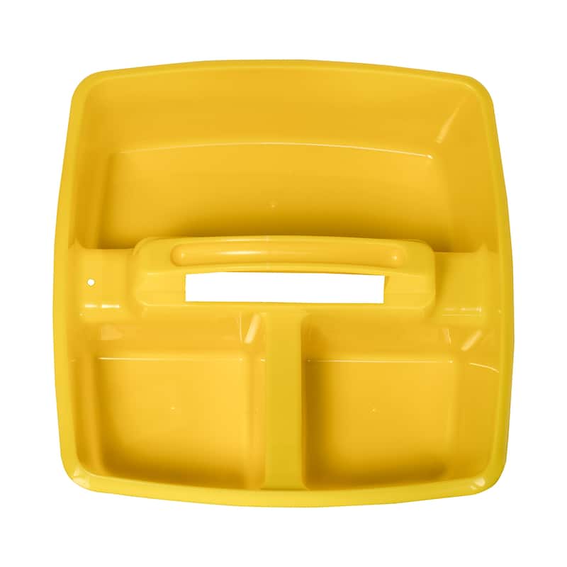 Storex Small Caddy, Yellow, Pack of 6